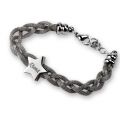 Armband mit Gravur aus Edelstahl, dreireihig