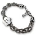 Armband mit Gravur aus Edelstahl, dreireihig