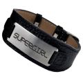 Lederarmband schwarz mit Ihrer Wunschgravur