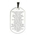 Dog Tag Stahlanhänger klein