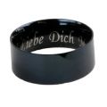 Stahlring PVD beschichtet mit Innenlasergravur 8mm