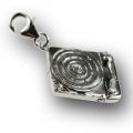 Anhänger Schallplattenspieler 925 Sterling Silber