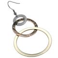 Ohrhänger aus Stahl im Mobile Design mit Ringen