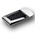 Edelstahl Geldklammer Black Carbon