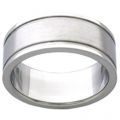 Fingerring aus Chirurgenstahl - schmale Streifen