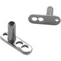 Oberflächenpiercing aus Titanium