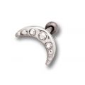Ohrpiercing mit Mond Design