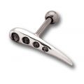 Ohrpiercing mit Design und Swarovski Kristallen
