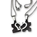 Partner-Anhänger Puzzle-Set inkl. Kugelketten