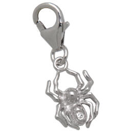 Charm-Anhänger Spinne aus 925 Sterling Silber