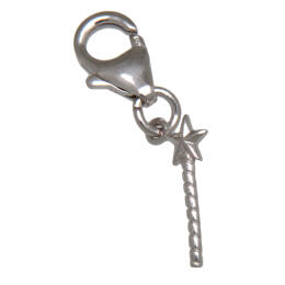 Charm-Anhänger Zauberstab aus 925 Sterling Silber