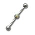 Ohrpiercing aus Chirurgenstahl mit Swarovski Krist