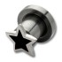 Ohrplug mit Stern Design 4-8mm