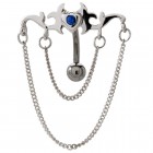 Upper Belly Shields Chain mit Ketten