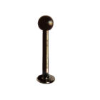 Schwarzer Lippenstecker