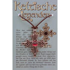 Kettenanhänger keltische Legenden - Tara Symbol mit Swarovski