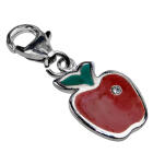 Charm-Anhänger Apfel aus 925 Sterling Silber