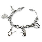 Charm-Armband von Playboy mit diversen Anhängern