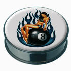 Plug aus Acetal  mit PIN-UP Motiv