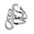 Ring aus Sterling Silber im Retro Design