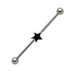 Ohrpiercing aus Chirurgenstahl mit Stern