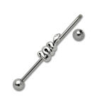 Ohrpiercing aus Chirurgenstahl mit Schlange