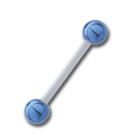PMFK Barbell mit Titan Kugeln 1.6mm Stärke