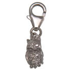 Charm-Anhänger Eule aus 925 Sterling Silber
