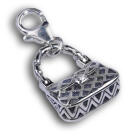 Charm-Anhänger Handtasche aus 925 Sterling Silber
