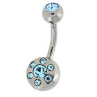 Bauchnabelpiercing mit kleinen Swar