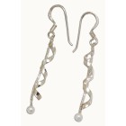 Ohrhänger aus 925 Sterling Silber mit Spiraldesign