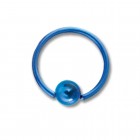 Titanium BCR mit Klemmkugel 1,0mm