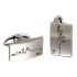 Engraving example Cufflinks PERFECT made of matted stainless steel with engraving of your choice