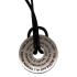 Engraving example Pendant donut made of stainless steel with individual engraving - your playground