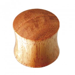 Organix plug made of teak wood, size selectable