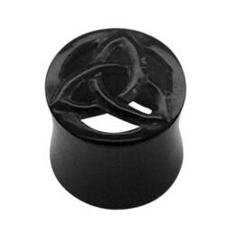 Organix ear tunnels made of horn, Celtic