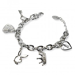 PLAYBOY charm bracelet style bracelet with playful charms