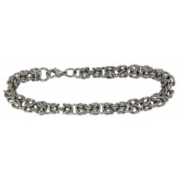 Heavy stainless steel king's bracelet in three lengths