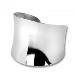 Bangle made of polished stainless steel