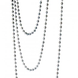 Ball necklace made of stainless steel with 2mm ball diameter and sleeve clasp