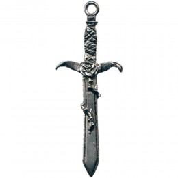 Rose sword pendant