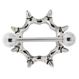 Sterling Silver Nipple Shield nipple piercing MONSTER CLAW