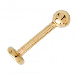 14k gold labret 1.6mm thickness