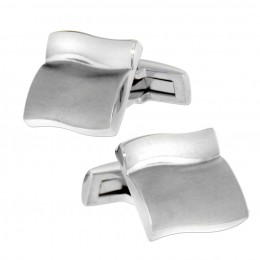 Cufflinks made of stainless steel square with swing