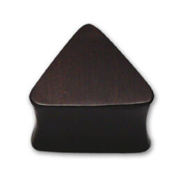 Plugs, triangular, made of ironwood, size selectable
