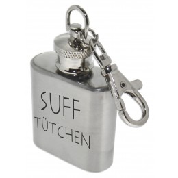 Ooooh, cute: small flask made of stainless steel with individual engraving