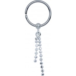 Tragus- oder Helix-Piercing 925 Sterling Silber Motiv mit 316L Ring