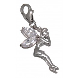 Pendant elf for bracelet or necklace made of 925 sterling silver