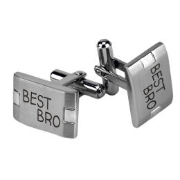 Cufflinks CLASSIC made of stainless steel with desired engraving
