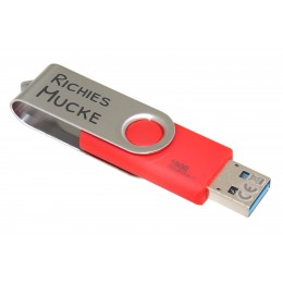 USB 3.0 stick 16GB red with engraving